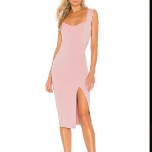 Nookie Divine Midi Dress in Dusty Pink